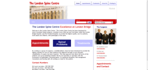 Spinal Orthopaedic consultant web