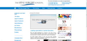the spine surgery web